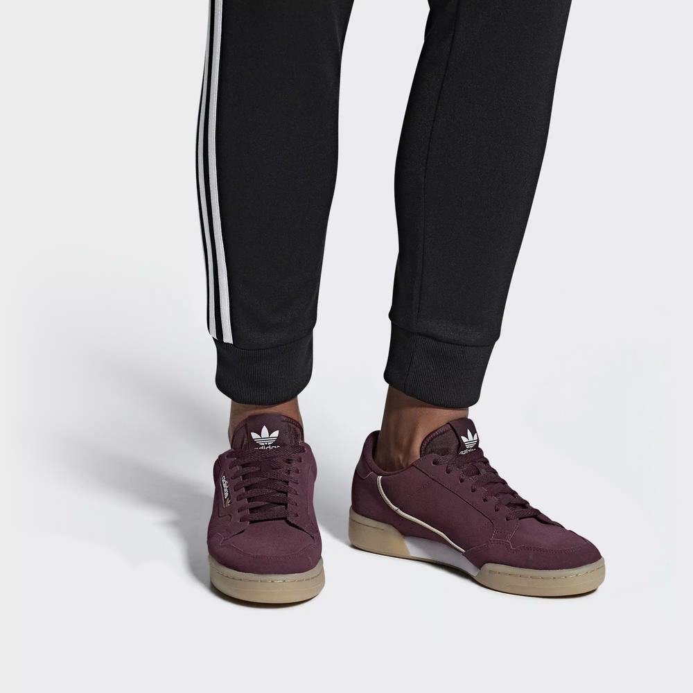 Adidas Continental 80 Tenis Rojos Para Hombre (MX-67661)